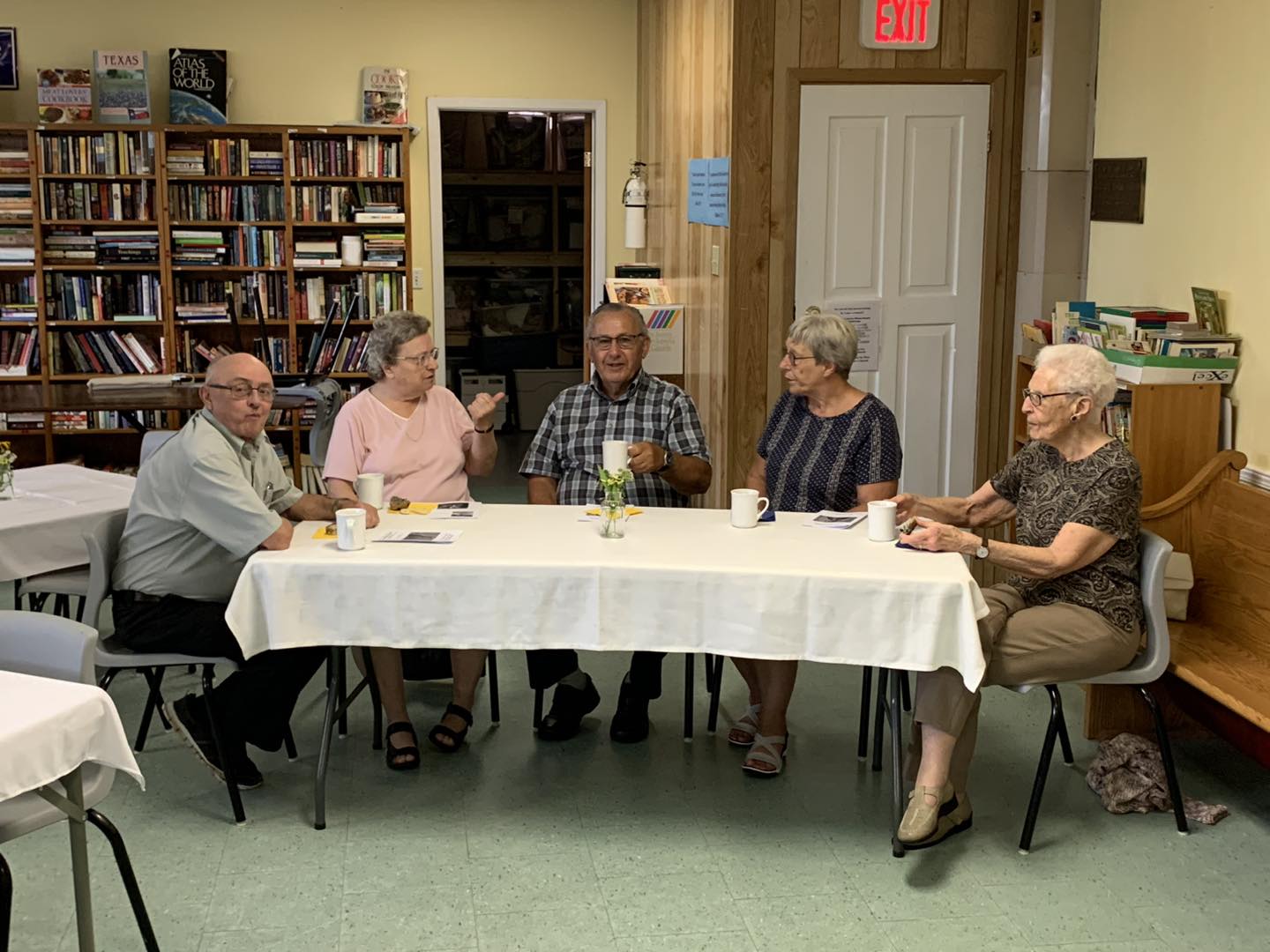 Our first Cafe Church was held in St. Luke's Parish Hall on Sunday, July 23rd. It was great to see so many people.